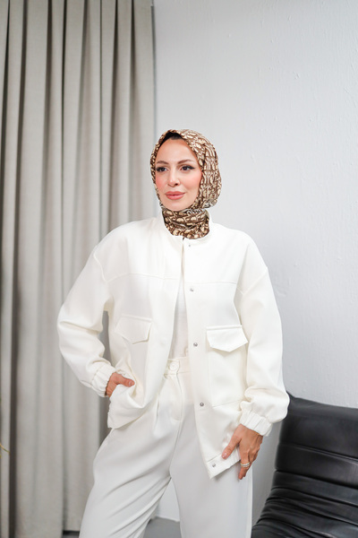 MODASEL Bomber Ceket Palazzo Pantolon TAKIM