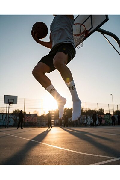 Galaxy Socks Baskılı taban havlu kolej erkek çorabı