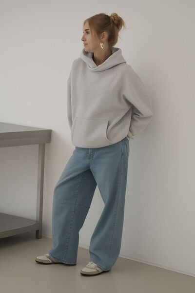 BENROMA سترة بغطاء للرأس للجنسين