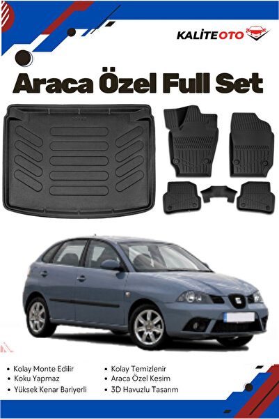 ko kaliteoto Seat İbiza 2002-2003-2004-2005-2006-2007-2008 Model Yumuşak Pasp...