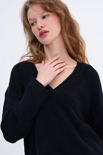 Addax V-Neck Knitwear Sweater K3379-A11