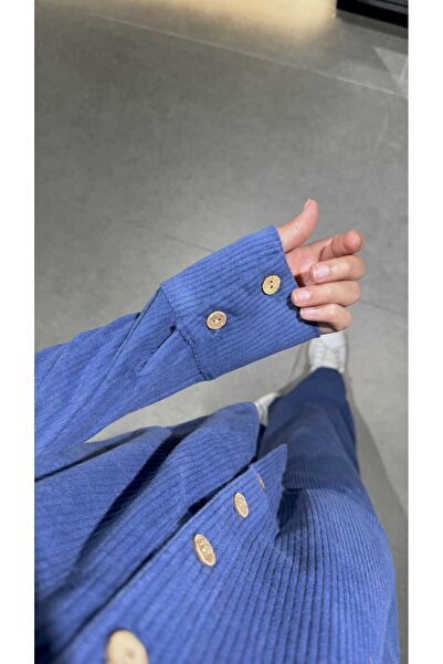 NOTCHTR Women's Velvet Straight Cut Long Sleeve Shirt Pants Two Piece Set