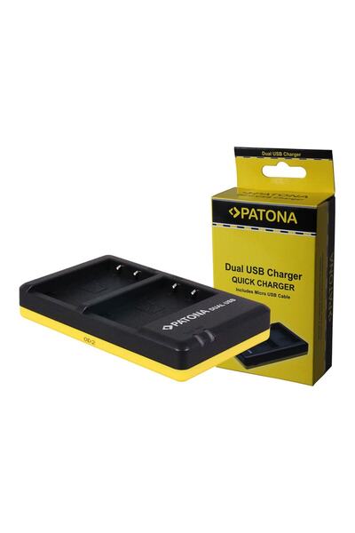 Patona Încărcător rapid dual USB BLS5 BLS-5 compatibil Olympus-1948
