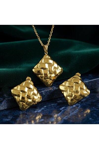 KEVSA Jewelry Set colier și cercei din oțel inoxidabil - LPD1489