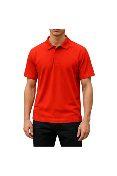 Germenicia Climacool Drytouch Men's Polo Shirt Collar T-Shirt – 100% Micro Pes Deep Mash