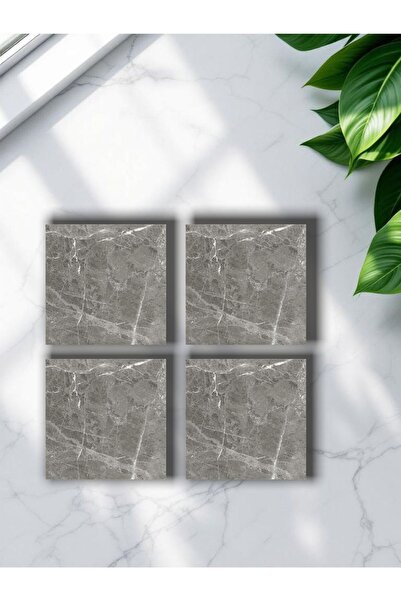 bds art sanatı evinize taşır Cam Bardak Altlığı - Mermer Desen - 4'lü Takım -...