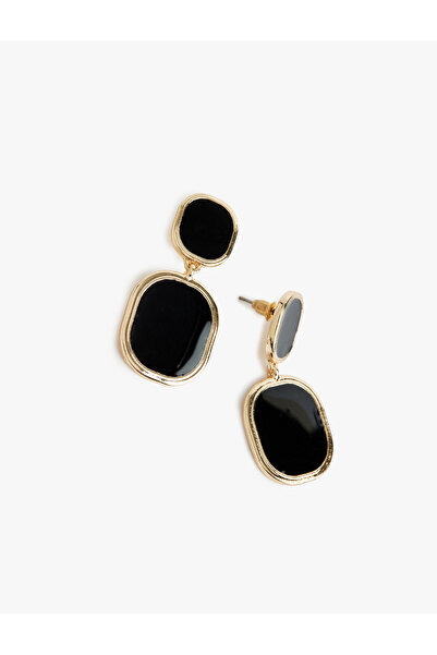 Koton Sallantılı Geometrik Küpe