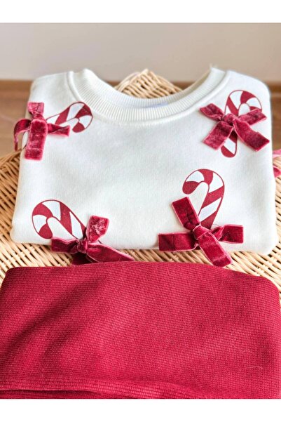 Elidabutik Bow Candy Top and Bottom Set