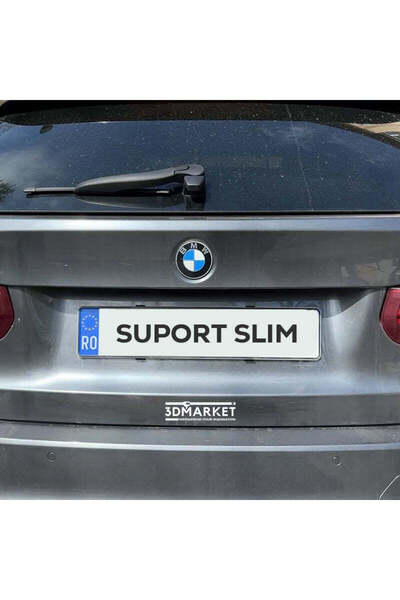 3DMarket Set of 4 slim license plate holders