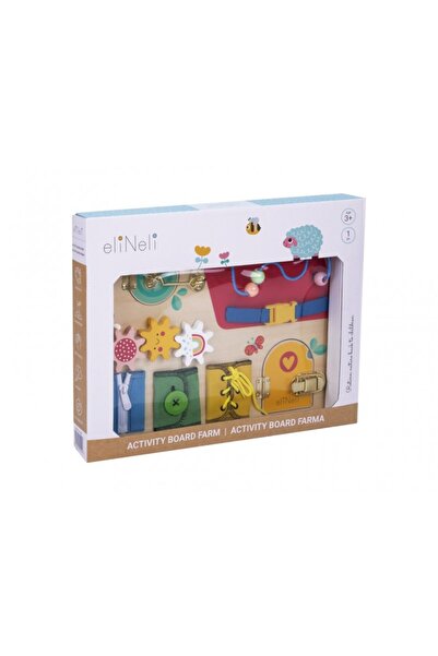 eliNeli Монтесори дъска за занимания - ФЕРМА