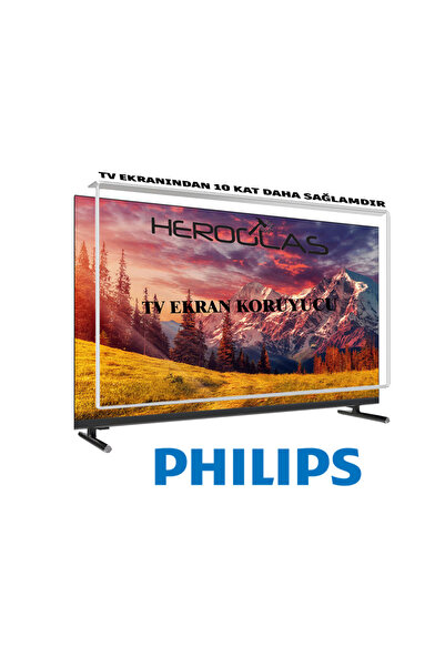 HEROGLAS Philips 65PUS8009 65"inç 165 cm TV EKRAN KORUYUCU