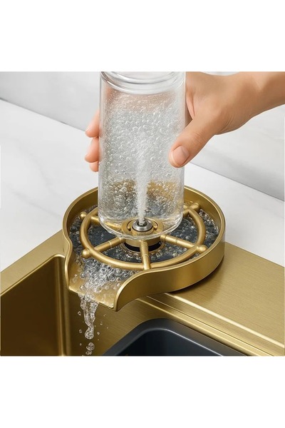 SanDonna Spalator de pahare din inox Auriu