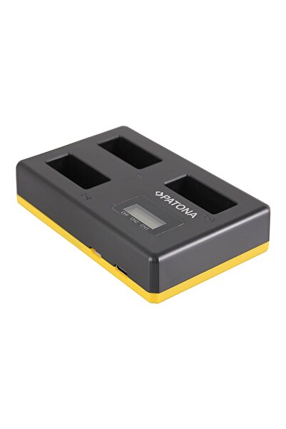 Patona Încărcător triplu USB LCD LP-E17 pentru Canon EOS 750D 760D 8000D Kiss...