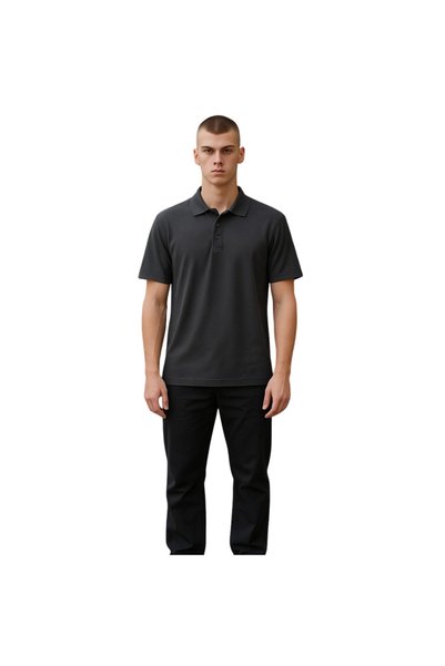 Germenicia Climacool Drytouch Men's Polo Shirt Collar T-Shirt – 100% Micro Pes Deep Mash