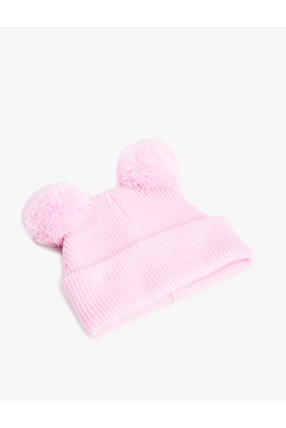 Koton Pompom Detailed Knitwear Beanie