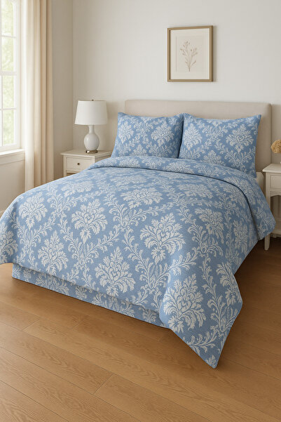 Loova Σεντόνι με λάστιχο τεμάχια Σετ παπλωματοθήκης Διπλό 100% Ακατέργαστο Βα...