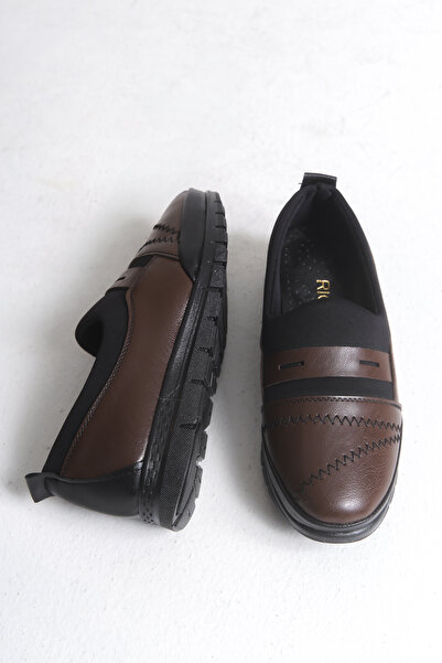 Riccon Women's Casual Shoes 001205 Brown