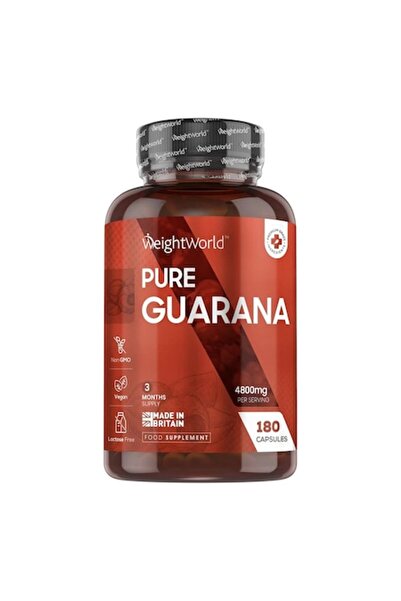 WeightWorld Pure Guarana 4800mg, 180 Capsules - Energy & Vitality