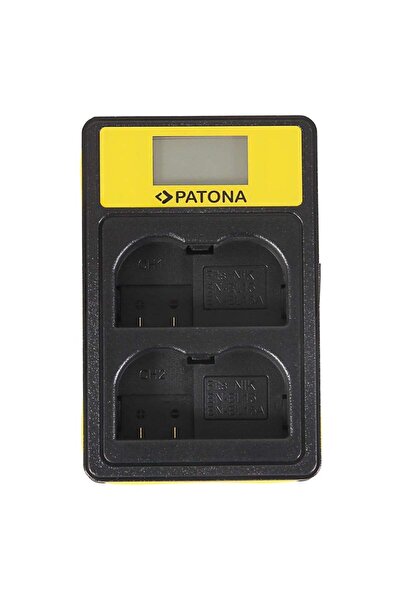 Patona Smart Charger Dual LCD EN-EL15 compatible with Nikon D600 D610 D7000 D7100 D800 D8000-141624