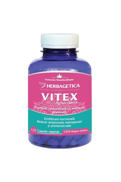 herbagetica Supliment Alimentar Vitex Zen Forte Herbagetica, 120 capsule