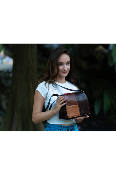 andreas&beltmondo Δερμάτινο Τσάντα Maria