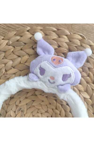 Renata's Girl Child Playing with Colorful Kuromi Character Plush Earmuffs with Moving Ears and Sound