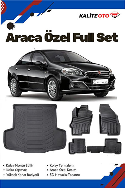 ko kaliteoto Fiat Linea 2008-2009-2010-2011-2012-2013-2014 Model Yumuşak Pasp...