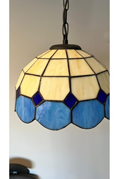 yüceeller VİTRAY SARKIT AVİZE 30cm (12") - MAVİ