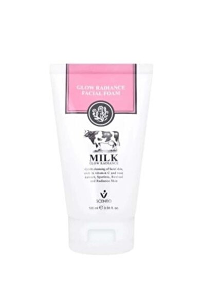 Scentio رغوة تنظيف وتبييض الوجه ميلك جلو راديانس - ١٠٠ غرام
