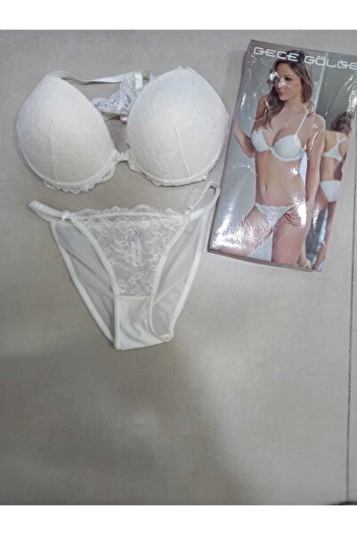 GECEGÖLGE طقم حمالة صدر مفتوحة من الأمام بالكامل للرجال