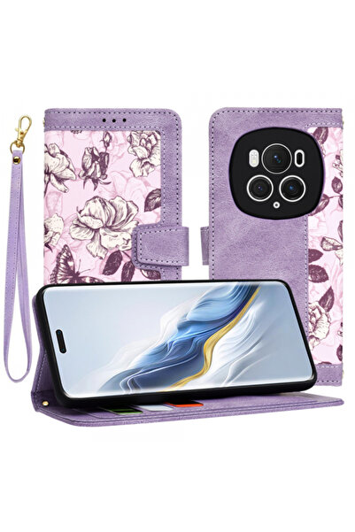 HONOR Husa pentru Magic6 Pro, Techsuit, FlipCraft, Mov