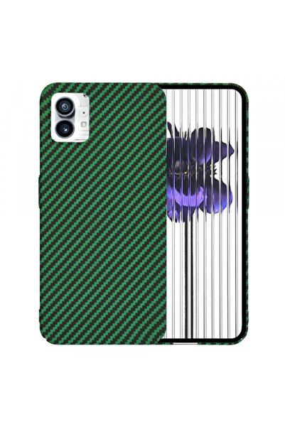 NOTHING Husa pentru Phone (1), Techsuit, Carbonite FiberShell, Verde