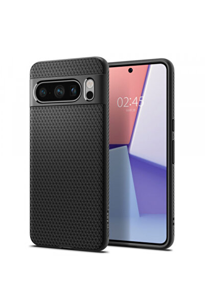 Google Husa pentru Pixel 8 Pro, Spigen, Liquid Air Matte, Neagra ACS06311