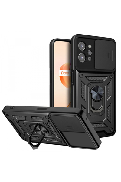 realme Husa pentru C31, Techsuit, CamShield, Neagra