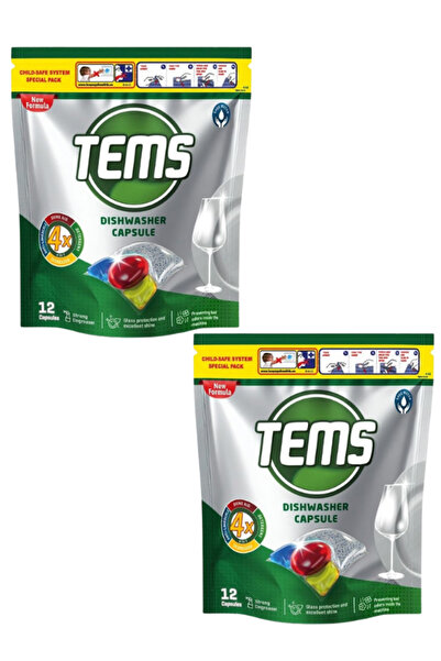 TEMS 4-in-1 dishwasher capsules (24 pcs)
