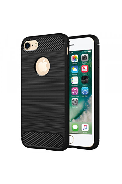 Apple Калъф за iPhone 8 / 7, Techsuit, Карбон, Черен