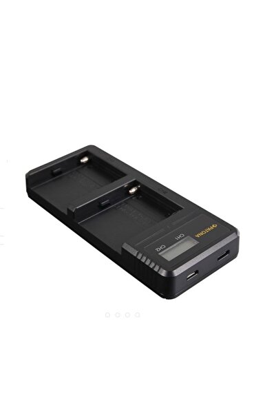 Patona Încărcător USB cu dublă LCD, înlocuiește Sony NP-F970 FM50