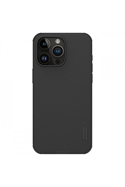 Apple Θήκη για iPhone 15 Pro Max, Nillkin, Super Frosted Shield Pro, Μαύρη
