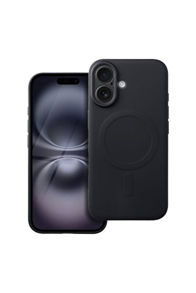 Stef's Cat Θήκη MagSafe για Apple iPhone 16, Σιλικόνης, Μαύρη