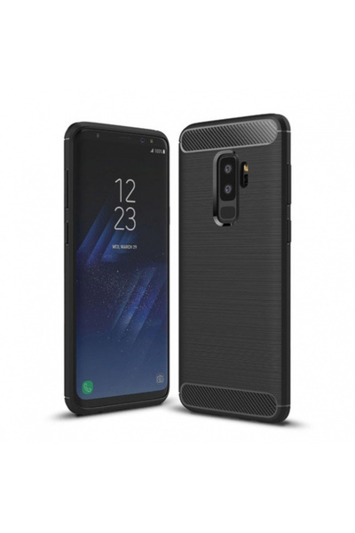 Samsung Θήκη για Galaxy S9+ G965, OEM, Carbon, Μαύρη