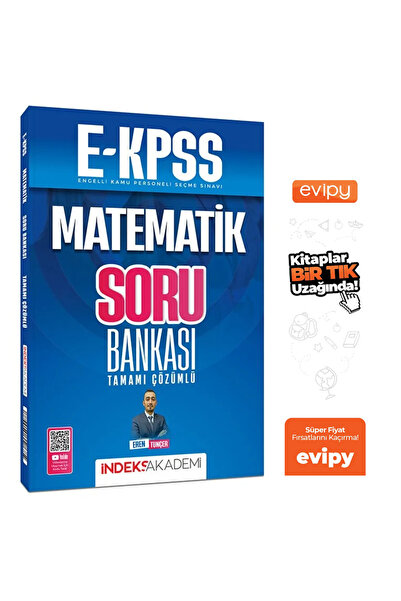 İndeks Akademi 2026 EKPSS Matematik Soru Bankası Çözümlü - Eren Tunçer Ayraç ...