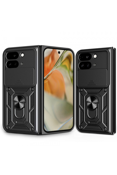 Google Θήκη για Pixel 9 Pro Fold, Techsuit, CamShield, μαύρη