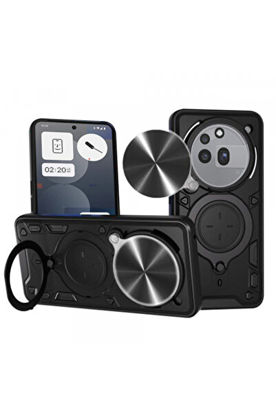 NOTHING Husa pentru Phone (3a) Pro, Techsuit, CamGuard Pro, Neagra