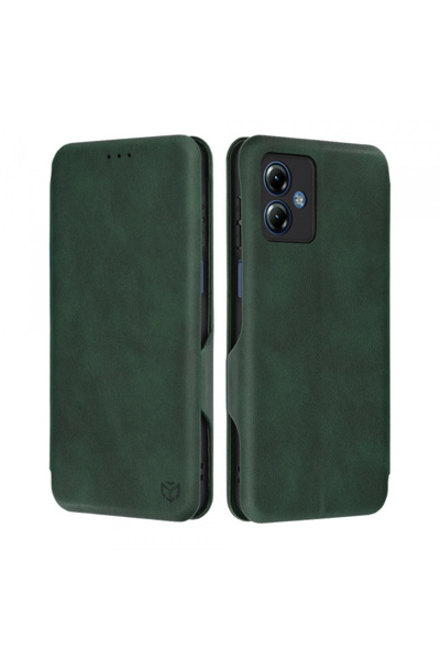 Motorola Husa pentru Moto G14, Techsuit, Safe Wallet Plus, Verde