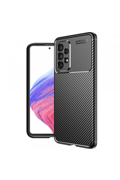 Samsung Husa pentru Galaxy A53 5G A536, Techsuit, CarbonFiber, Neagra