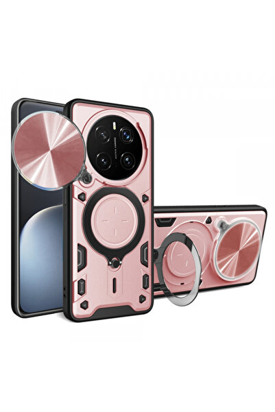 HONOR Husa pentru Magic7 Pro, Techsuit, CamGuard Pro, Roz Aurie