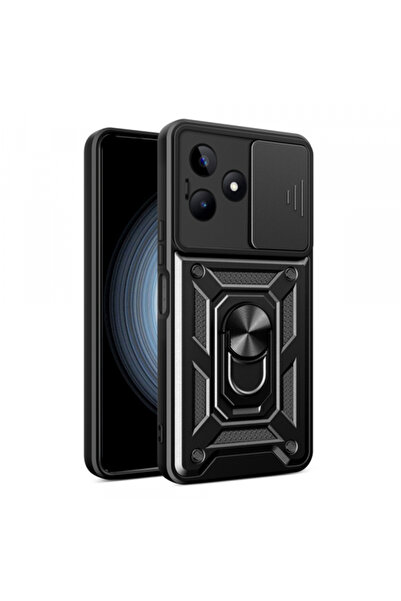 realme Husa pentru Note 50 / C51, Techsuit, CamShield, Neagra