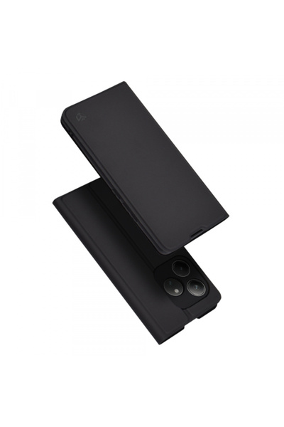 realme Husa pentru GT 6T / GT 6, Techsuit, Magskin Book, Neagra