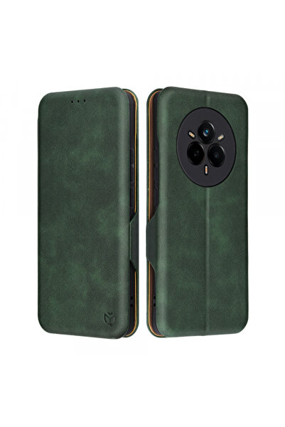 realme Husa pentru 14 Pro, Techsuit, Safe Wallet Plus, Verde