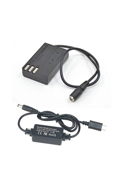 iShoot Тип батерия Захранване D-Li109 Pentax D-DC128 Монетна батерия DC КУПЛЕ...